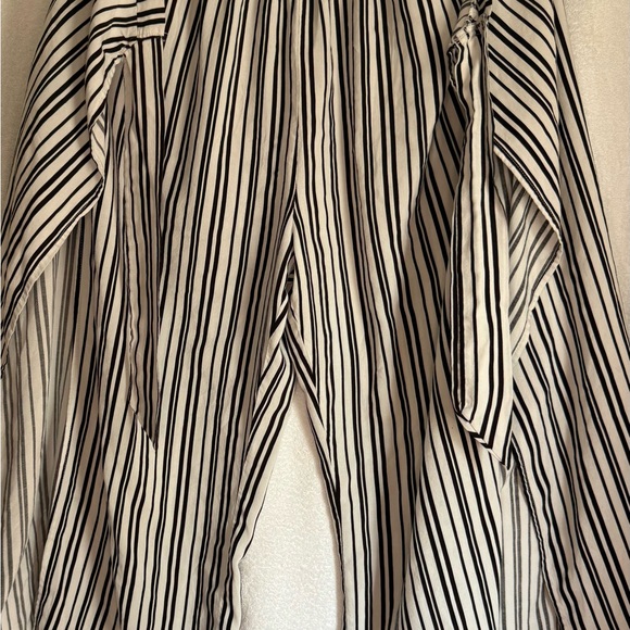 Boom Boom Jeans Monochrome Striped Pants - Picture 1 of 7